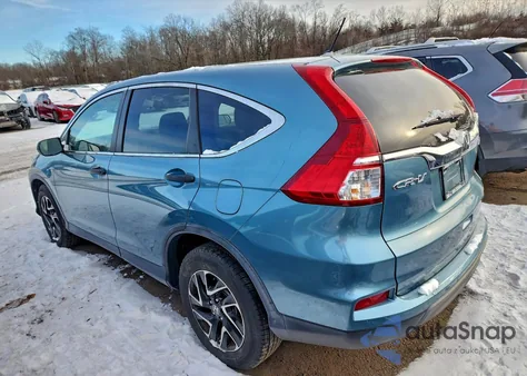 2016 Honda Cr-V Se from USA, damaged, VIN 5J6RM4H41GL102887